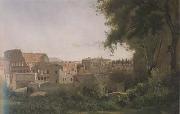 Le Colisee Vue prise des Jardins Farnese (mk11), Jean Baptiste Camille  Corot